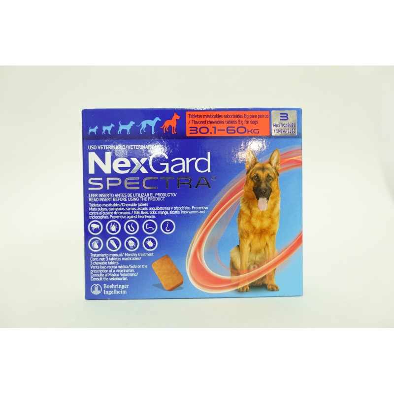 Nextgard Spectra 30-60kg x3