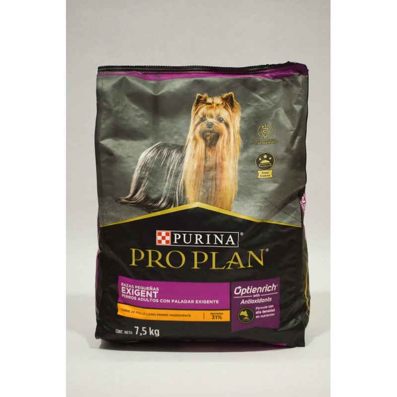 ADULTO RAZA PEQUEÑA EXIGENT CON OPTIENRICH 7.5kg